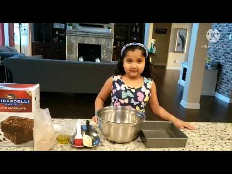 Learning Adventures with Shivi - chocolate brownie