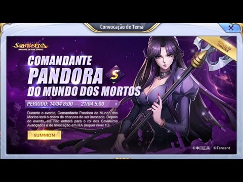 GASTANDO TODAS AS GEMAS NA PANDORA OU SERÁ QUE NÃO? - SAINT SEIYA AWAKENING