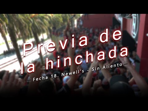 "Previa de la hinchada. Newell's 0 - 0 Sin Aliento. OrgulloRojinegro.com.ar" Barra: La Hinchada Más Popular • Club: Newell's Old Boys