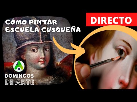 Cómo tintar un rostro de la Escuela Cusqueña - Talleres Virtuales Cusco.
