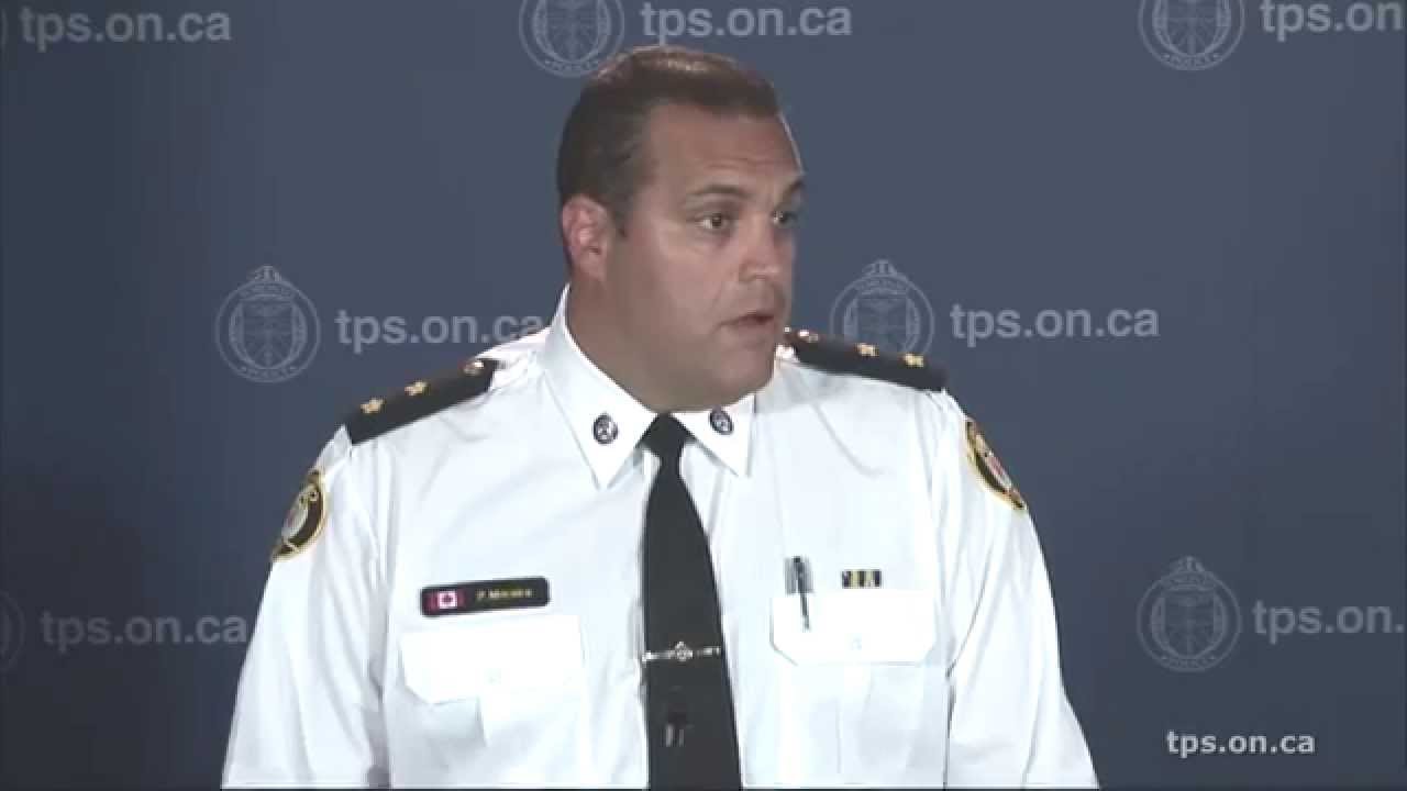 Homicide Inspector Peter Moreira updates the media on a double shooting investigation inside and outside the Muzik nightclub