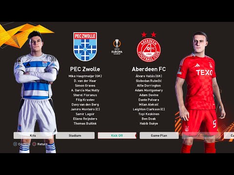 PEC Zwolle vs. Aberdeen (Full Match)