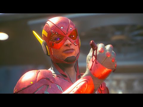 Evil Flash Rips Luthor's Heart Out Scene - Suicide Squad Kill the Justice League