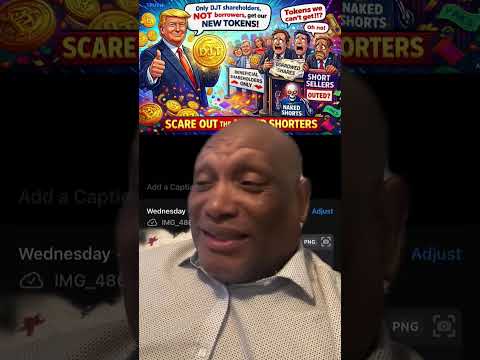 Trump DJT wird Token nur an wirtschaftlich Berechtigte ausgeben. Trump ist sich des Leerverkaufsg...