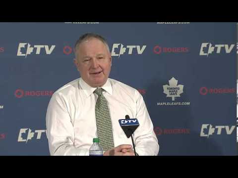 Carlyle Post Game - Red Wings vs Maple Leafs (Dec 21, 2013)