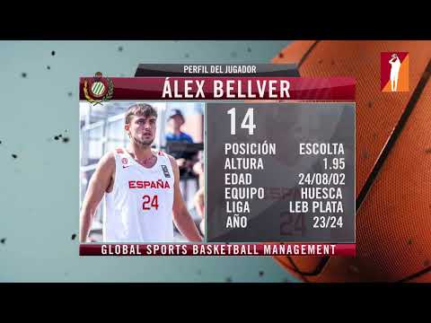 HIGHLIGHTS ÁLEX BELLVER - Temporada 2023/24 - HUESCA (LEB PLATA)