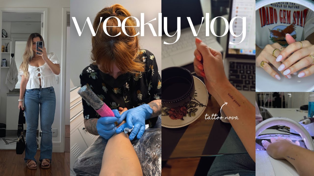 WEEKLY VLOG | FIZ UMA TATTOO, NUTRI JUNTOS, NOSSOS RESULTADOS, COMPULSÃO, VIDA REAL