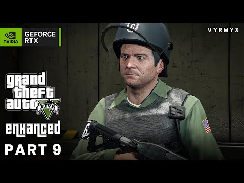 GTA 5 Enhanced Gameplay Walkthrough Part 9 | Ultra Graphics