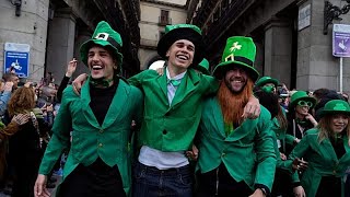 Madrid feiert irische Kultur mit bunter St.-Patrick’s-Day-Parade