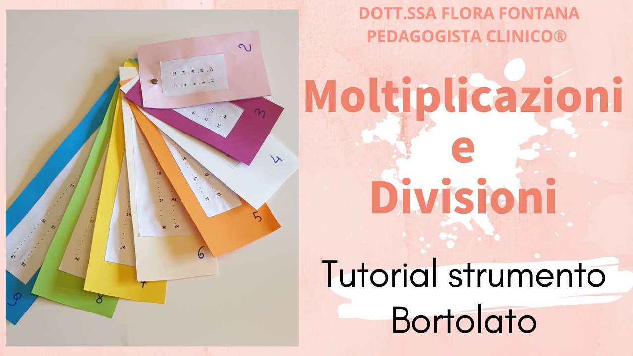Moltiplicazioni e divisioni - Tutorial strumento Bortolato
