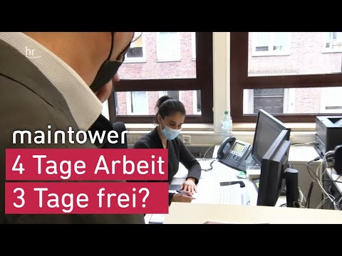 Das Ende der 40h Woche - 4 Tage: Arbeit – 3 Tage: Frei | maintower