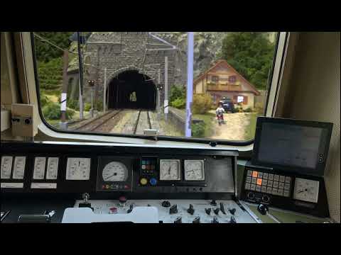 Führerstandsmitfahrt auf der Anlage des ESV Knittelfeld mit der ÖBB Baureihe 1144