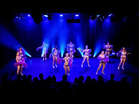 Beginner Classic students perform Purple Wail - The Bombshell Burlesque Academy