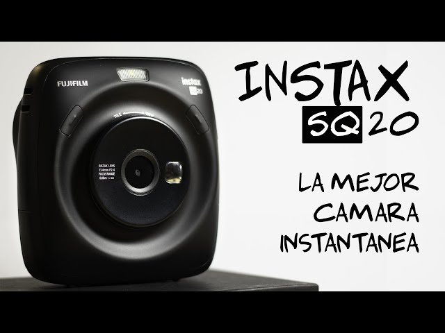 Vídeo relacionado con Fujifilm Fujifilm Instax Square Twin Pack Film - 20 Exposures Tapones para los oídos 5 Centimeters Negro (Black)