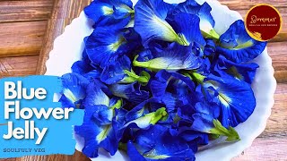 Make this Healthy Blue Flower Jelly!