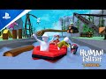 Human: Fall Flat - Lumber Level Launch Trailer | PS5 & PS4 Games