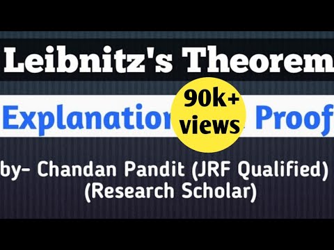 Leibnitz theorem explanation & proof | Calculus