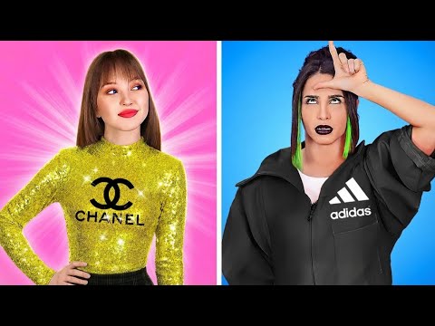 RICCHI vs SUPER RICCHI vs POVERI💸 Tipi di studenti! Situazioni esilaranti a scuola di 123 GO! Planet