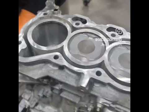 Thumbnail for Checking the new pistons of a Toyota Prius 2010-2015 1.8L engine while rebuilding. by Toyota, Car, Vehicle