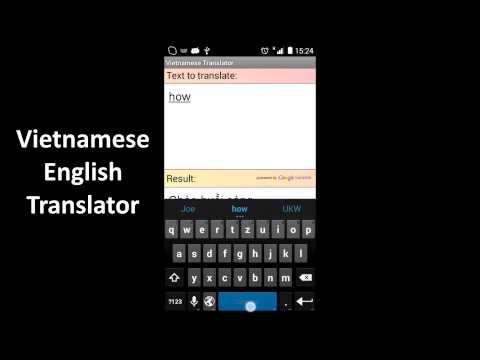 Vietnamese English Translator video