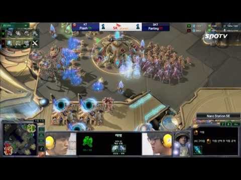 [0527] Flash(KT) vs. Parting(SKT1)  TvP  3SET  Naro Station SE -Starcraft2,esportstv,SPL