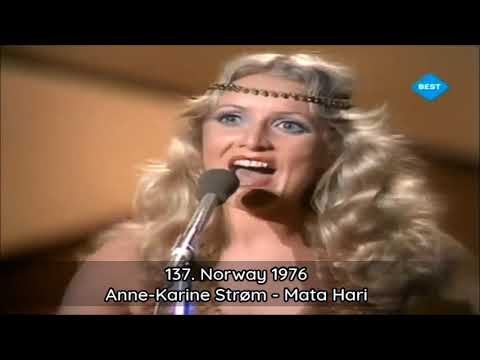 Eurovision Top 200 of all time {1956 - 2019} {Made with my brother//14 years old}