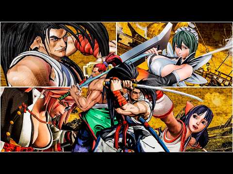 Samurai Shodown 2019 - All Super Special Moves + All DLC Characters