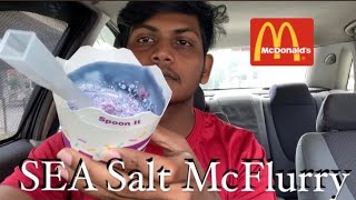 [NEW] SEA Salt McFlurry McDonald’s Review!!