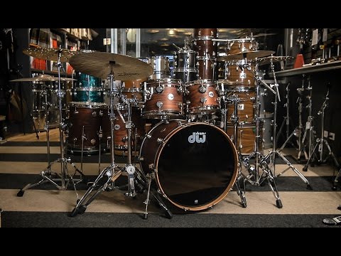 DW Pure Oak Drum Kit w/ Zildjian K Custom Special Dry Cymbals | CDE Demo | Mike Hussa