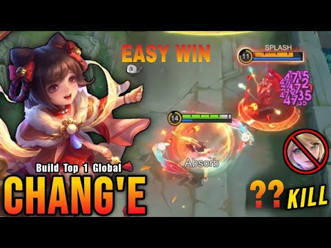 ?? Kills || Chang'e Crazy Damage Build - 2025 || Build Top 1 Global Chang'e ~ MLBB 
