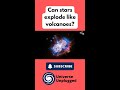 Can stars explode like volcanoes? Watch more Ask the Astronomers Live! on @Universe Unplugged