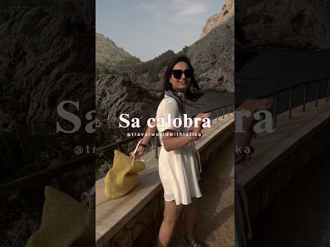 Epic Views of Sa Calobra 🌊 Mallorca’s Paradise!❤️#travel #shorts #ytshorts #travelworldwithlatika