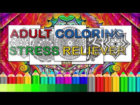 Adult Coloring Stress Reliever Video