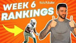 Fantasy Football Rankings | Start/Sit Recommendations for Week 6 (2023)