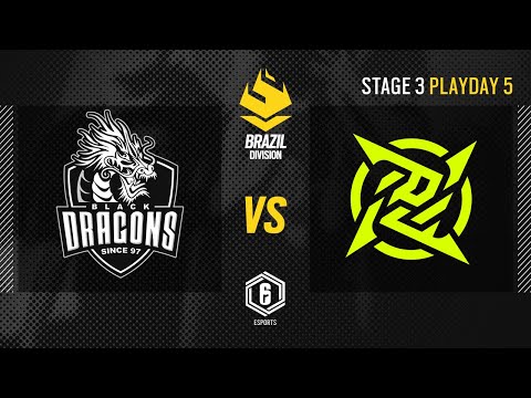 Black Dragons vs. Ninjas in Pyjamas // LATAM League Brazil Division 2021 - Stage 3 - Playday 5