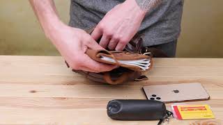 Сумка чоловіча 14702 Vintage коричнева