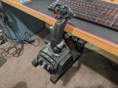 DIY Joystick HOTAS Removable Desk Mount CHEAP AND STRONG