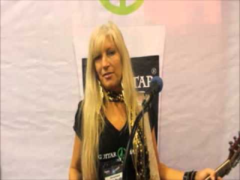 Che Zuro at Winter NAMM 2013 at the Guitar Hands Booth