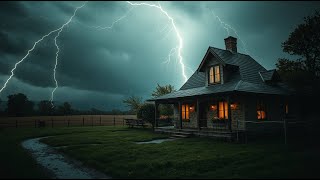 Ultimate Thunderstorm Ambience 🌩️ Heavy Rain & Thunder for Deep Relaxation