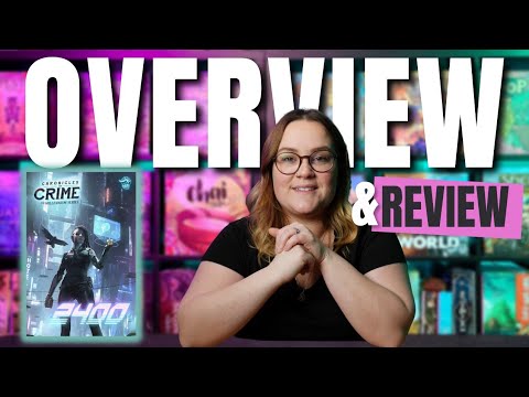 Chronicles of Crime 2400 | Board game Overview & Review | GIVEAWAY