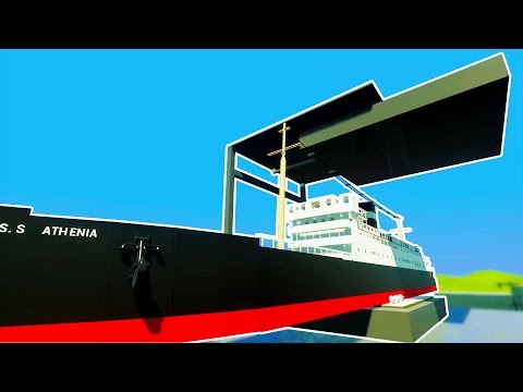 WORLD'S LARGEST HYDRAULIC PRESS VS LEGO CRUISE SHIP! - Brick Rigs Workshop Creations Gameplay