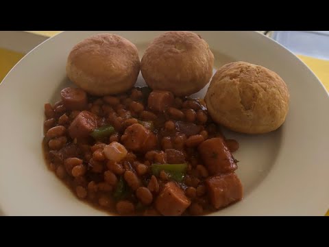 How to make Jamaica 🇯🇲 Grace Sausages bake beans |Sunday breakfast