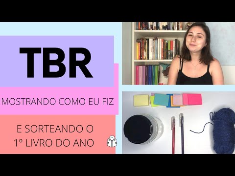 FAZENDO MINHA TBR E SORTEANDO O PRIMEIRO LIVRO DO ANO