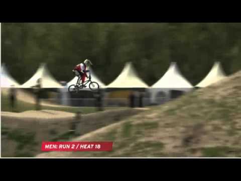 BMX Brasileiro Renato Rezende chega em  2ª na bateria 2, na Copa do Mundo BMX Supercross 2016 Papend