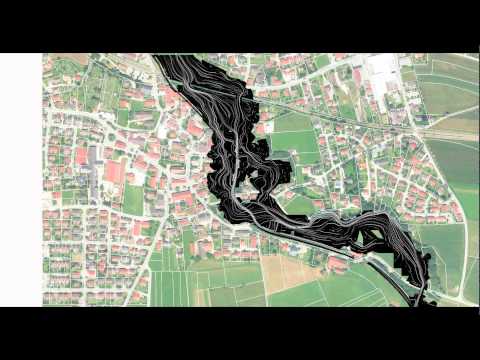 HQ100 Edling Strömungsbahnen der Ebrach ab Eisenbahndamm bis Schäching