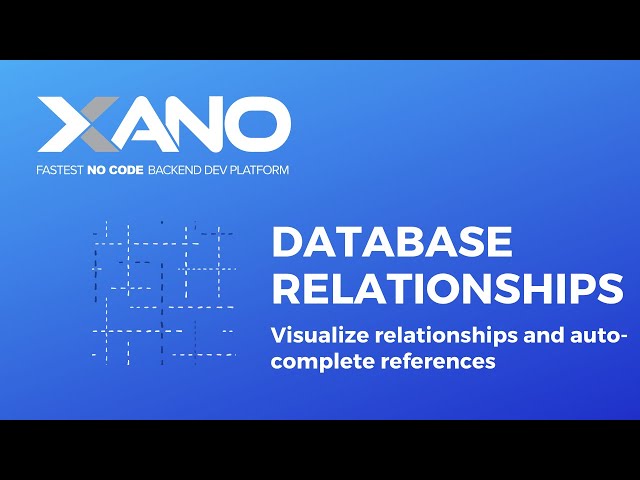 Visualize and auto-complete database relationships