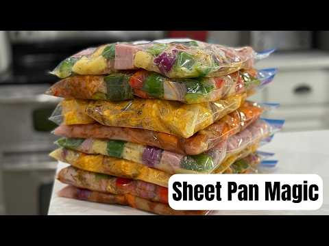 Prep Once, Eat All Week - Sheet Pan Freezer Meals