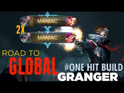 DONT STEAL SAVAGE! 2X MANIAC! GRANGER PERFECT GAMEPLAY IN MYTHIC RANK! KILLME GRANGER GAMEPLAY #MLBB