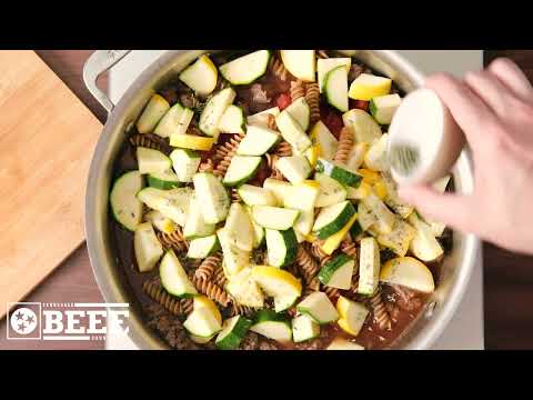 Easy Ground Beef & Pasta Skillet