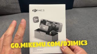 Unboxing the DJI Mic 3